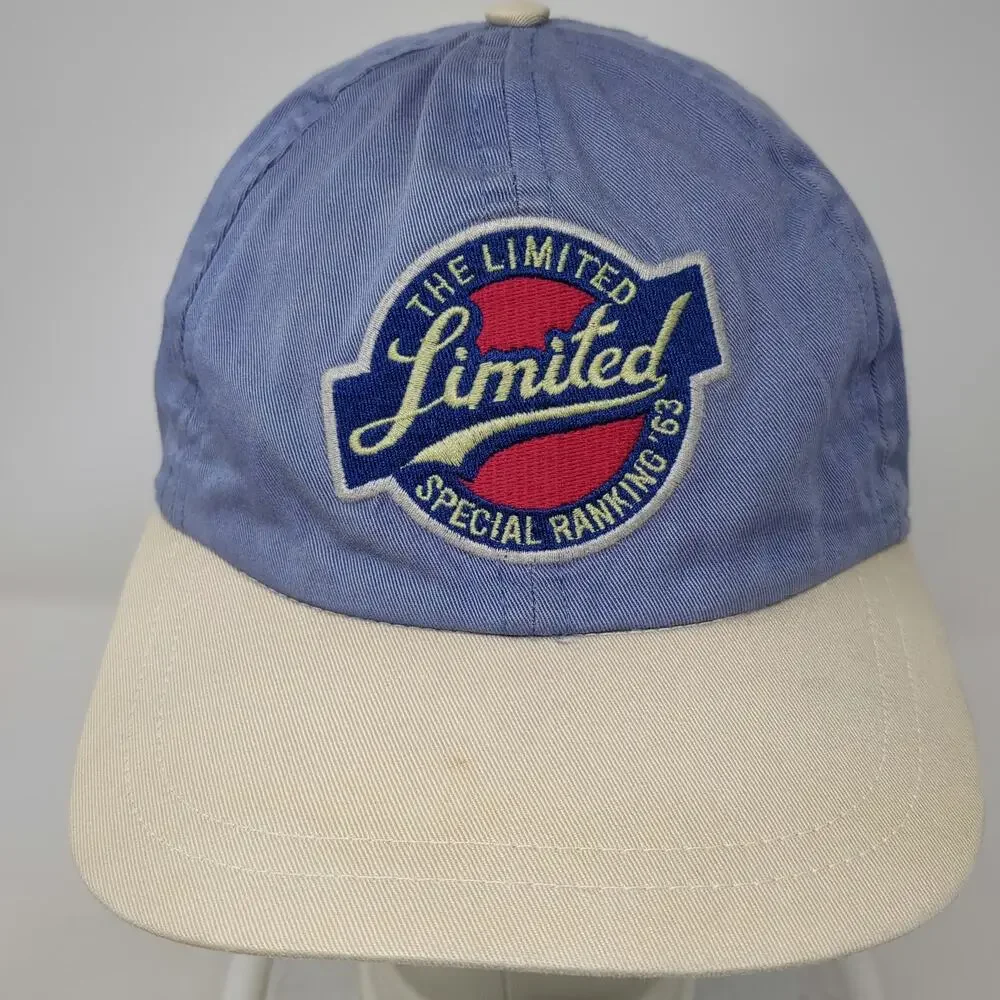 The Limited Baseball Cap Blue One Size Two Tone Embroidered Patch League Hat